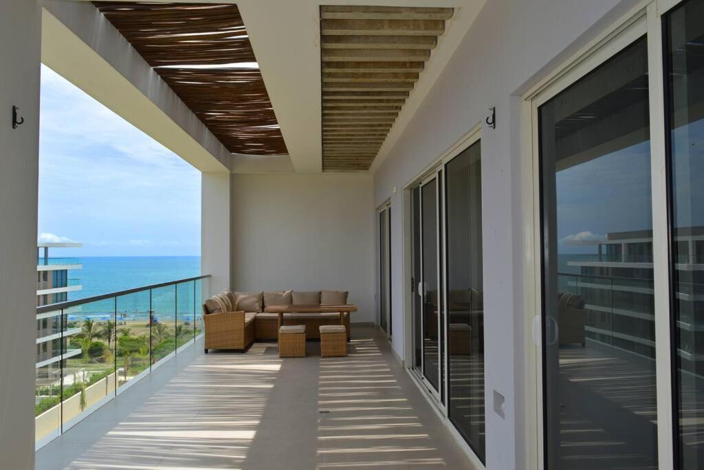Lujoso Penthouse - Vista Al Mar - Playa Privada Lejlighed Cartagena Eksteriør billede